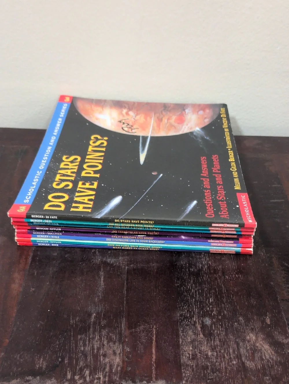 Scholastic Question & Answer Series Paperback Nonfiction Lot of 8 Vintage - Used